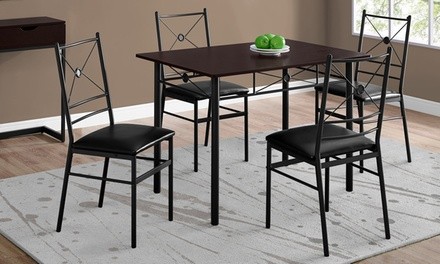Sergio Casual Dining Table and Chair Set (5-Piece)