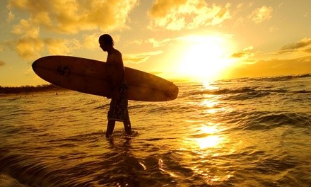 Board and Wetsuit Rentals with Optional Lessons at Venice Beach Surf School (Up to 69% Off)
