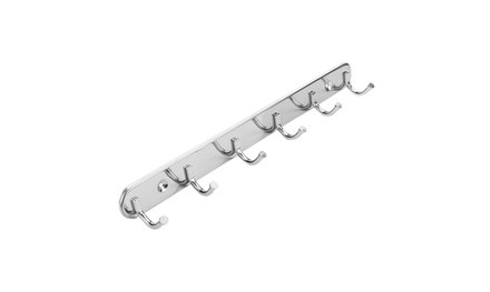 Wall Mount Hook Rack Stainless Steel Coat Rack Coat Hooks With 6 Hanger Hooks