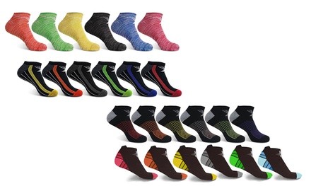 XTF Elite Lightweight Cushioned Compression Socks (6 Pairs)