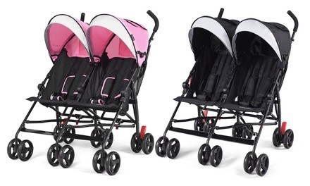 Babyjoy Lightweight Foldable Double Stroller