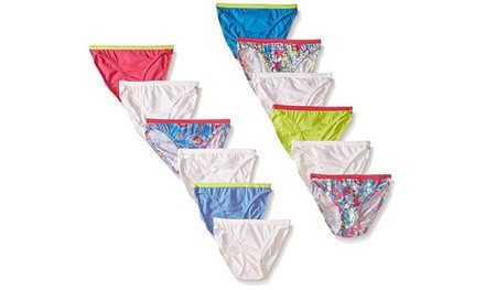 Fruit of the Loom Kids Bikini Pants (12-Pack)