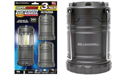 As Seen on TV Bell & Howell  LED TacLight Mini Lanterns (3-Pack)