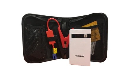 MiniMax Portable Power Pack Car Battery Jump Starter & Cell Phone Charger