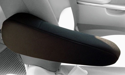 Flat Cloth or PU Leather Car Armrest Cover Protector (2-Pack)