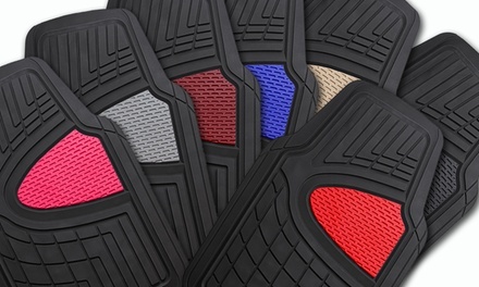 Heavy Duty All-Weather Car Floor Mat Set (4-Piece)