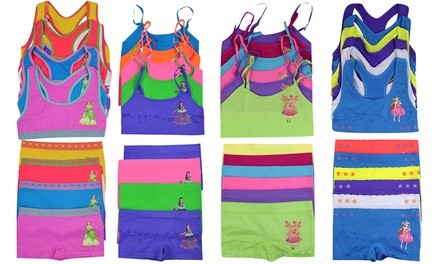 Mystery Deal Girls' Racerback or Cami Bra Sets (12-Piece)