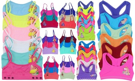 Girls' Training Bra Top Mystery Deal (6-Pack) 