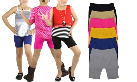 Girls' Seamless Shorts (6-Pack)