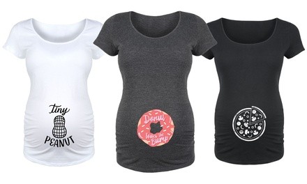 Bloom Maternity Cute Food Bump Tees