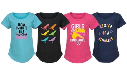 Instant Message: Girls Love Dinosaurs Tee