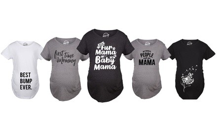 Women's Sweet & Funny Maternity Graphic T-Shirts
