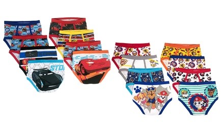 Kids Boys Cars, Paw Patrol, Mickey Mouse Underwear (8-Pack)