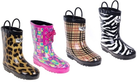 Forever Young Kids' Pull-On Rain Boots