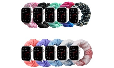 Waloo Elastic Scrunchie Band for Apple Watch Series 1–5