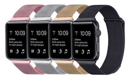 Milanese Loop Mesh Band for Apple Watch Series 1, 2, 3, 4 & 5 (2- or 4-Pack)