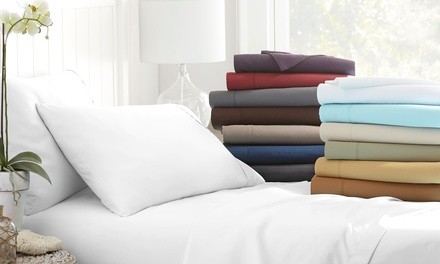 Deep-Pocket Merit Linens Microfiber Sheet Set (4-Piece)