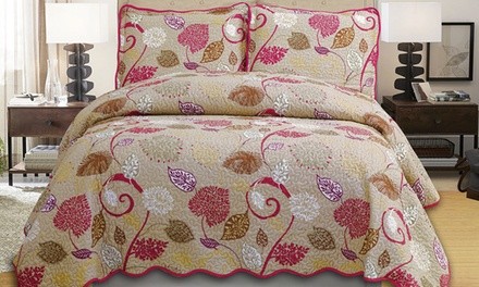 Emma Reversible Quilt Set (3-Piece)