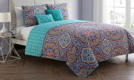 Yara Reversible Quilt Set Collection (4- or 5-Piece)