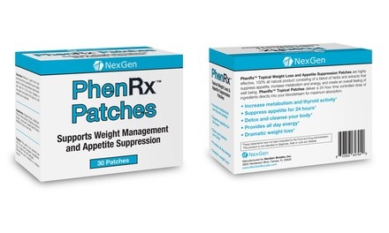 NexGen PhenRx Patches for Weight Management and Appetite Suppression (60-Count)