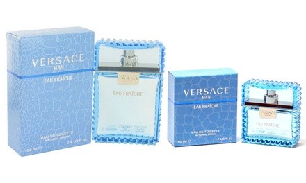 Versace Man Eau Fraiche Eau de Toilette for Men (1.7 Fl. Oz. or 3.4 Fl. Oz.)