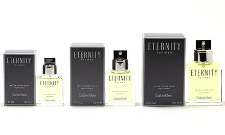 Calvin Klein Eternity Eau de Toilette for Men. Multiple Sizes Available.