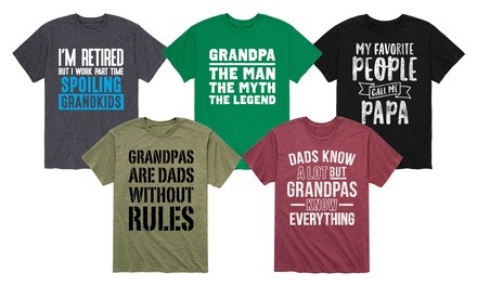 Instant Message Men's Grandpa's Favorite Tees (S-3XL)