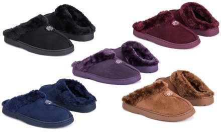 Muk Luks Women's Polysuede Clogs (Up to Size 11-12)