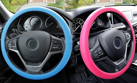 Universal-Fit Snake Pattern Odorless Silicone Steering Wheel Cover