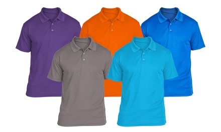 Men's Short-Sleeve Pique Polo (3-Pack) (S–3XL)