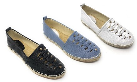 Women's Dailywear Perforated Espadrille Flats