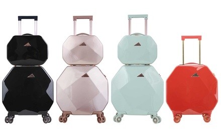 KENSIE Gemstone Spinner Luggage Set