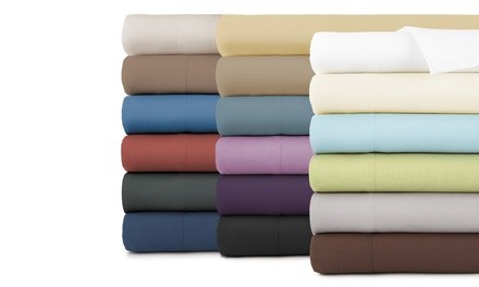 Premium Collection Double-Brushed Deep Pocket Sheet Set (6-Piece)