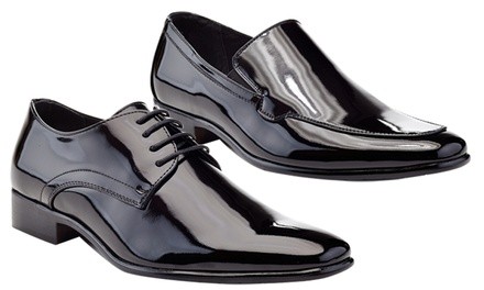 Franco Vanucci Men's Patent Tuxedo Dress Shoes 