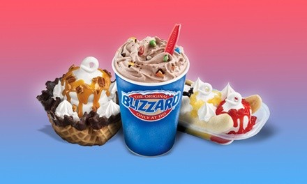 
$12.50 for $20 Worth of Ice Cream Treats at Dairy Queen