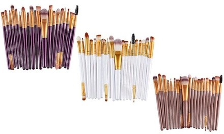 Professional Cosmetic Brush Set (20-Piece)