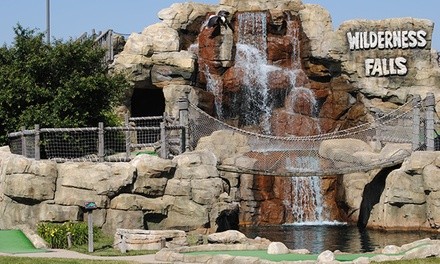 Mini-Golf Package for Two or Four Adults or Birthday Party Package at Wilderness Falls (Up to 41% Off) 