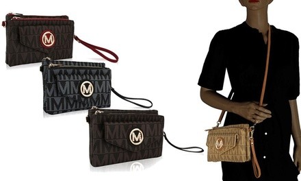 MKF Collection by Mia K. Farrow 3-in-1 Wristlet, Belt Bag, and Crossbody