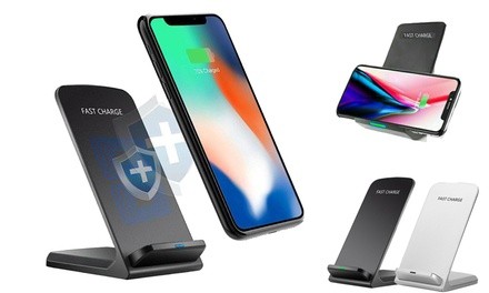 Qi Wireless Fast Charger Stand Dock Pad For Apple IPhone X 11 Samsung S9 Note