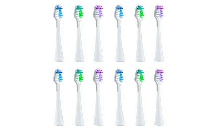 Replacement Brushes for Elite or Platinum Sonic Toothbrush (12-Pack)
