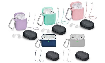 AirPods 1, 2 & Pro Case Cover and Accessory Pack (LED Not Visible)