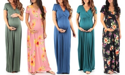 Women's Short Sleeve Maternity Dress