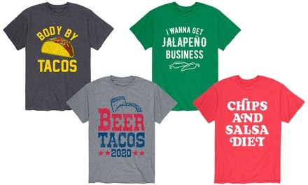 Instant Message: Men's Humorous Taco Tuesday T-Shirt (S-3XL)