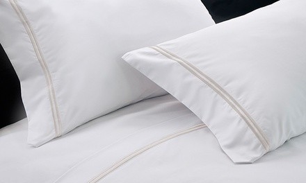 1200TC Cotton-Rich Sheet Set w/ Double Marrow Hem  