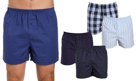 Noble Mount Men's Cotton Boxers (2-Pack)