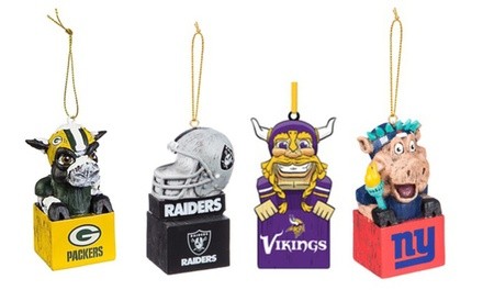 NFL Mascot Ornaments