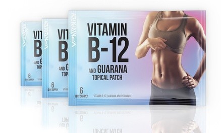 Vitamin B-12 and Guarana Slimming Patches (1- 2- or 3- Pack)