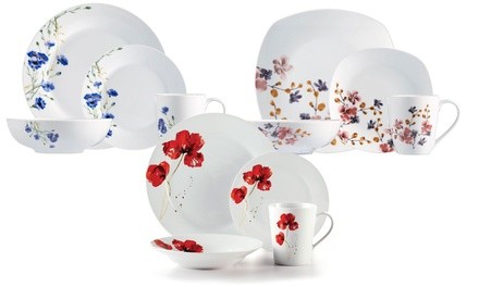 Floral Dinnerware Set (16-Piece)