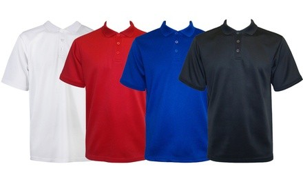 Victory Men's Active Performance Short-Sleeve Polo Shirt (S-3XL)