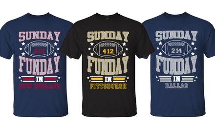 Men's Sunday Funday Football T-Shirts (S-3XL)